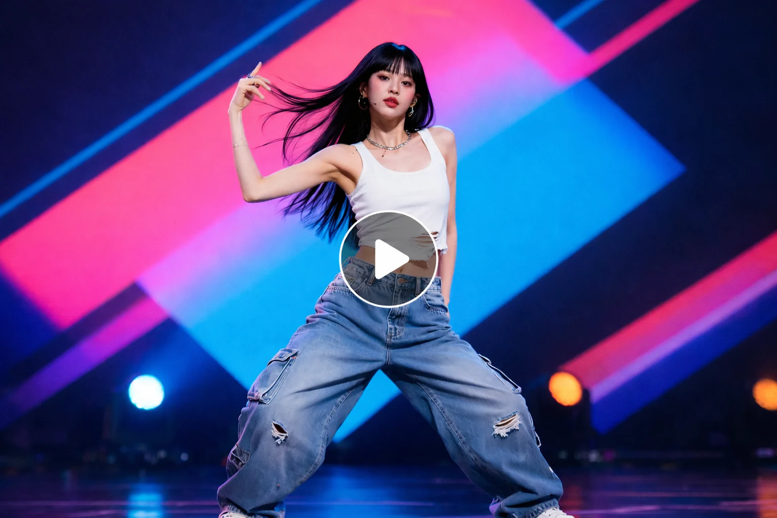AI K-Pop-Tanzvideo aus einem einzigen Portrait erstellt