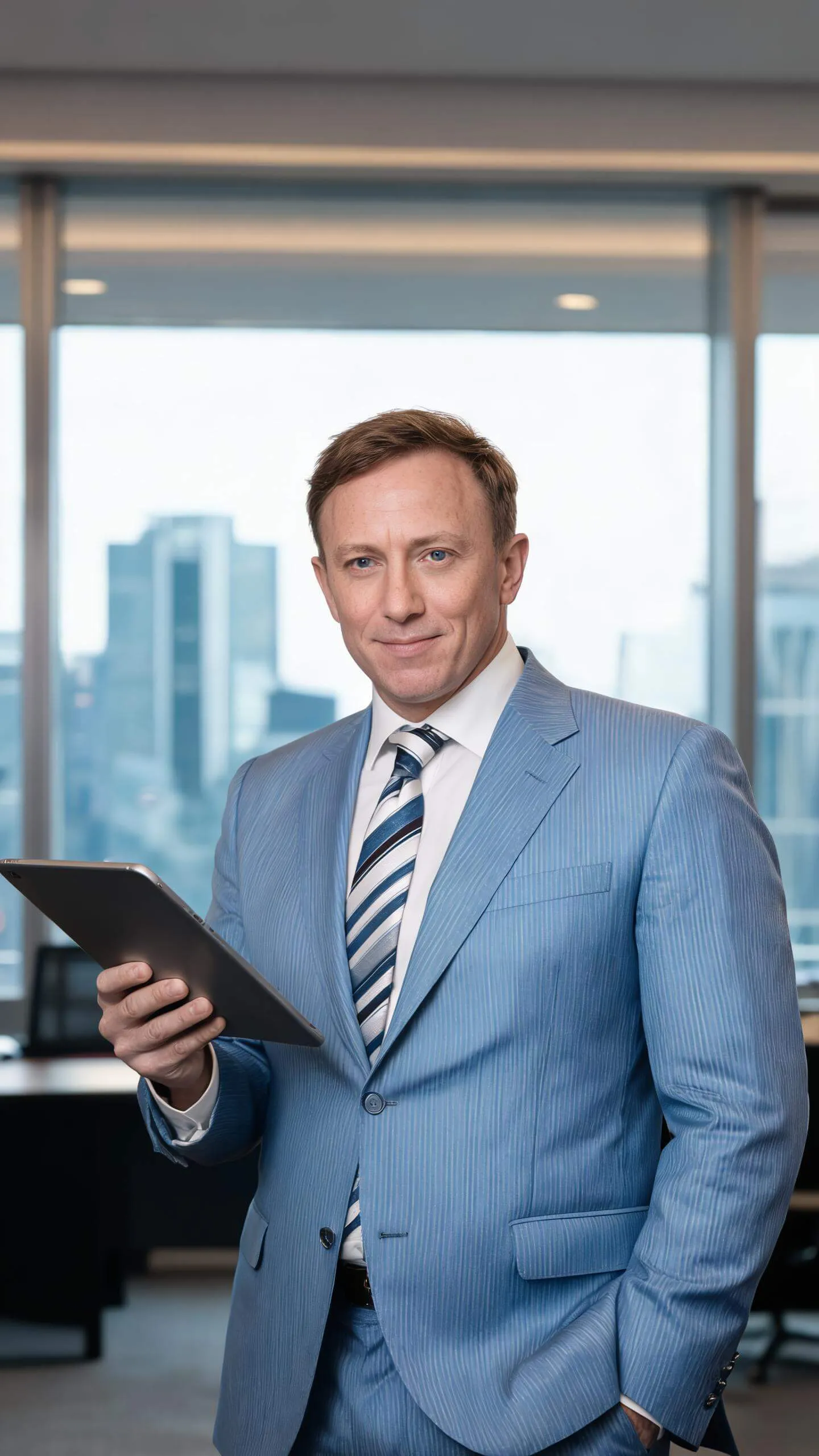 Business-Porträt Face Swap